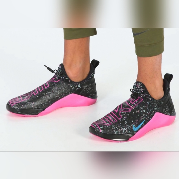 Nike React Metcon AMP Men's Training Shoes Black Fire Pink CN5501